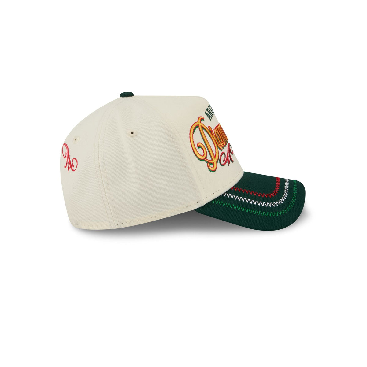 Arizona Diamondbacks Cinco de Mayo Chrome White 9FORTY A-Frame Snapback Hat