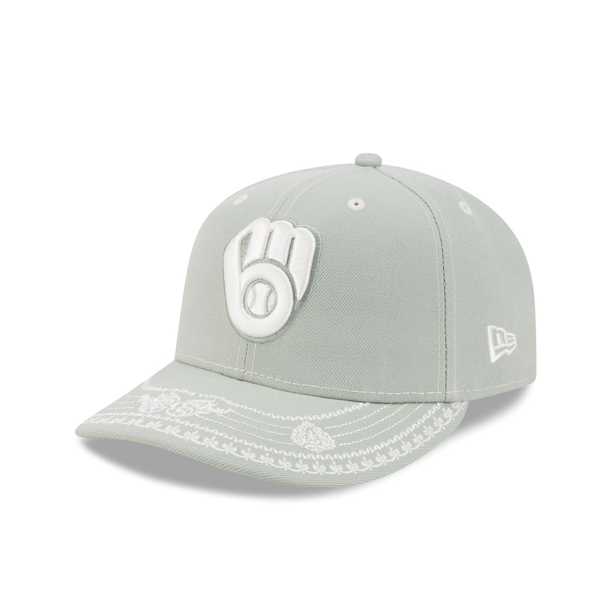 Milwaukee Brewers Everest Green Stitched 59FIFTY Fitted Hat