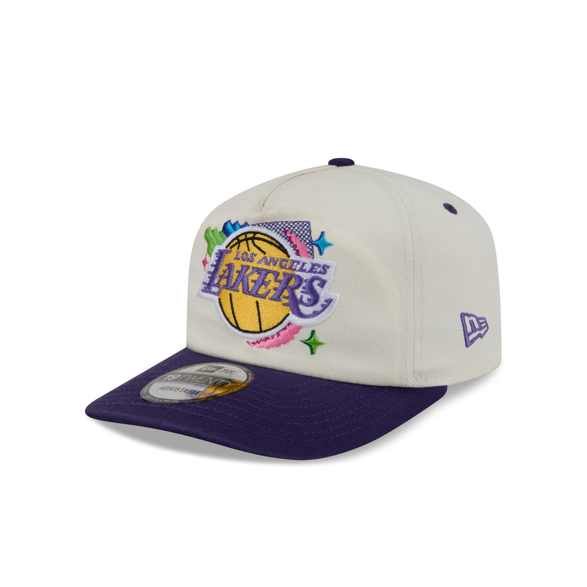 Los Angeles Lakers Hardwood Classics Retro Chrome 19TWENTY Adjustable Hat
