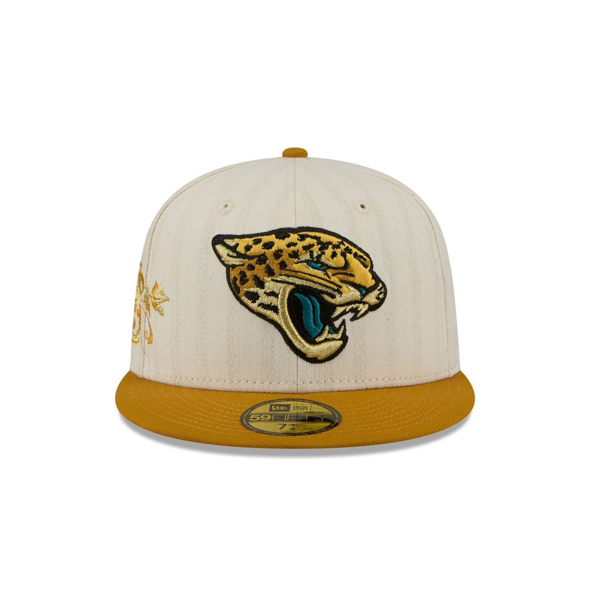 Jacksonville Jaguars Chrome Herringbone 59FIFTY Fitted Hat