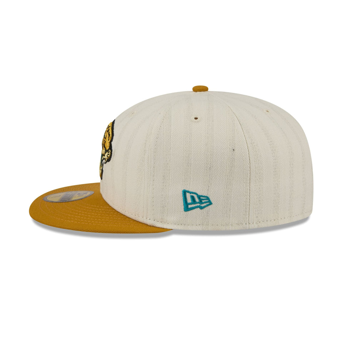 Jacksonville Jaguars Chrome Herringbone 59FIFTY Fitted Hat