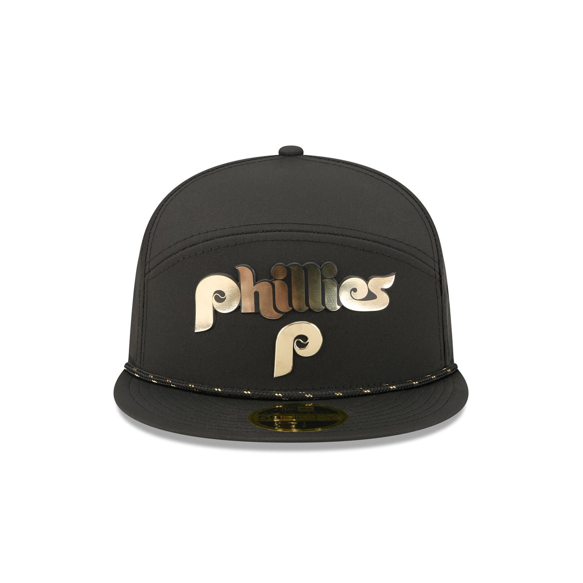 Philadelphia Phillies Gold Logo Rope Split Panel 59FIFTY Fitted Hat