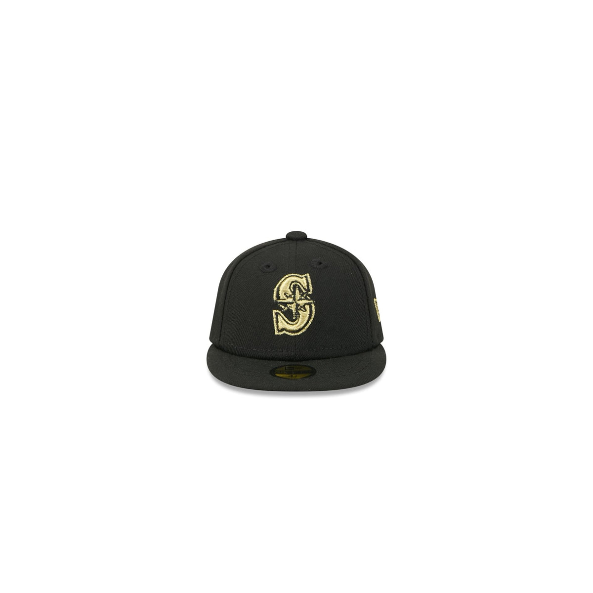 Seattle Mariners Gold Logo Mini 59FIFTY Fitted Hat