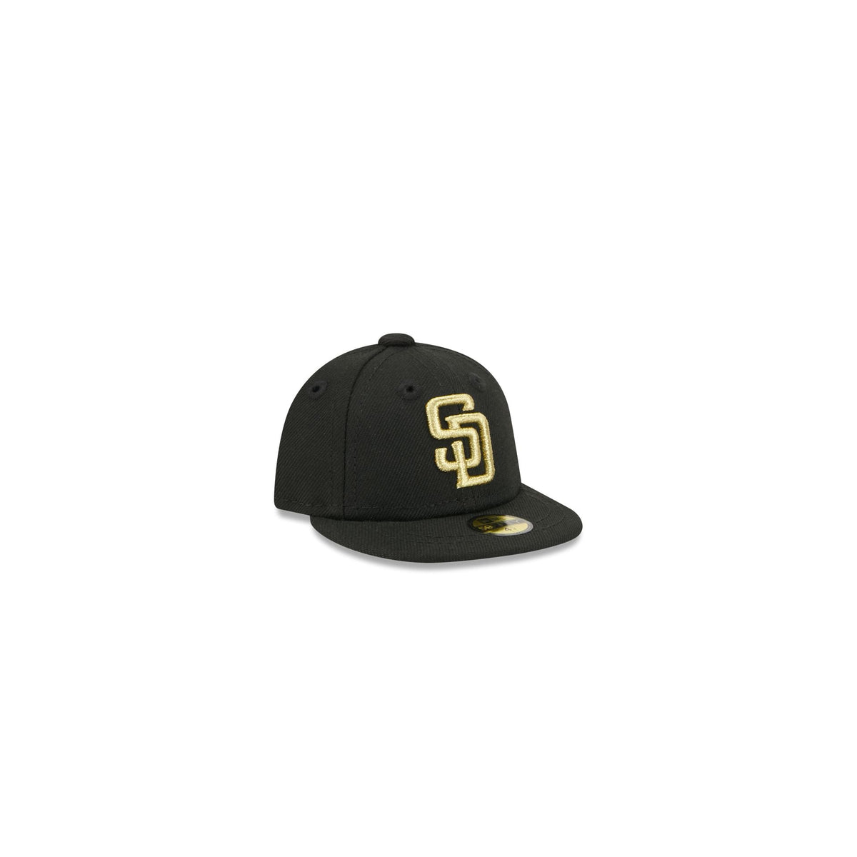 San Diego Padres Gold Logo Mini 59FIFTY Fitted Hat