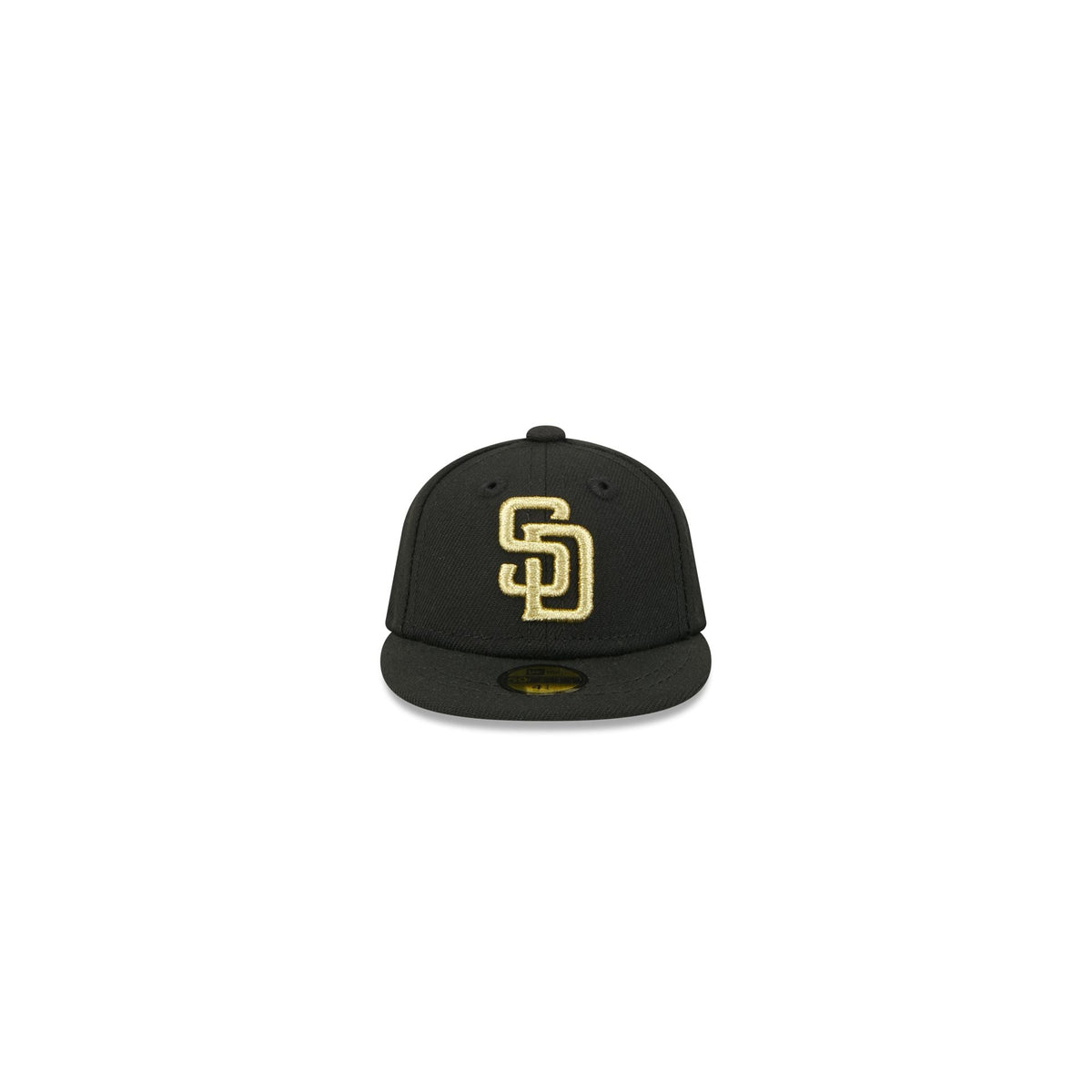 San Diego Padres Gold Logo Mini 59FIFTY Fitted Hat
