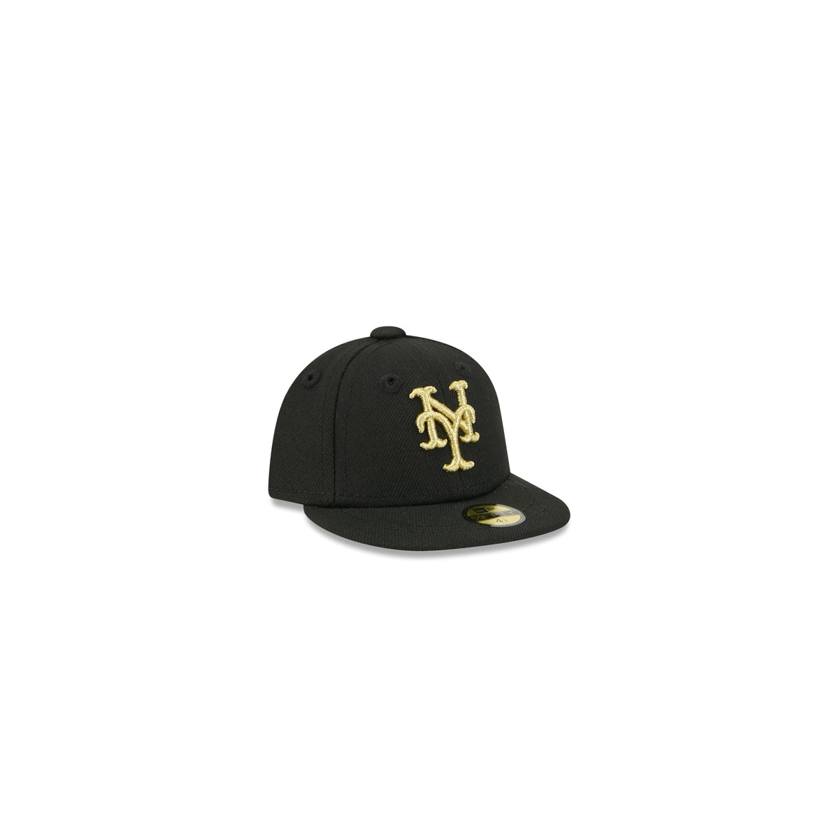 New York Mets Gold Logo Mini 59FIFTY Fitted Hat