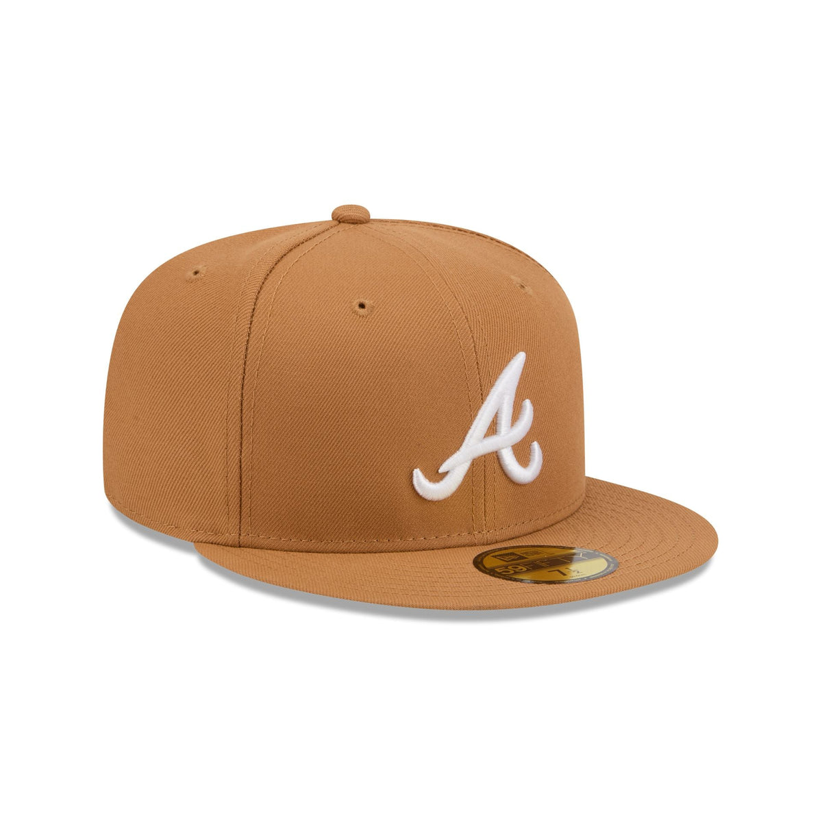 Atlanta Braves Bronze Basic 59FIFTY Fitted Hat