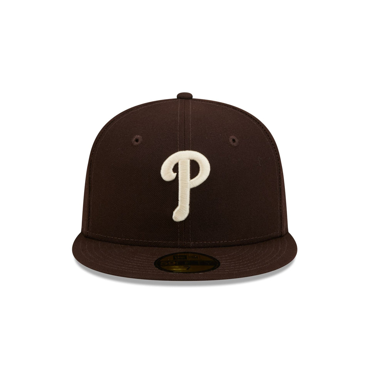 Philadelphia Phillies Brown Basic 59FIFTY Fitted Hat