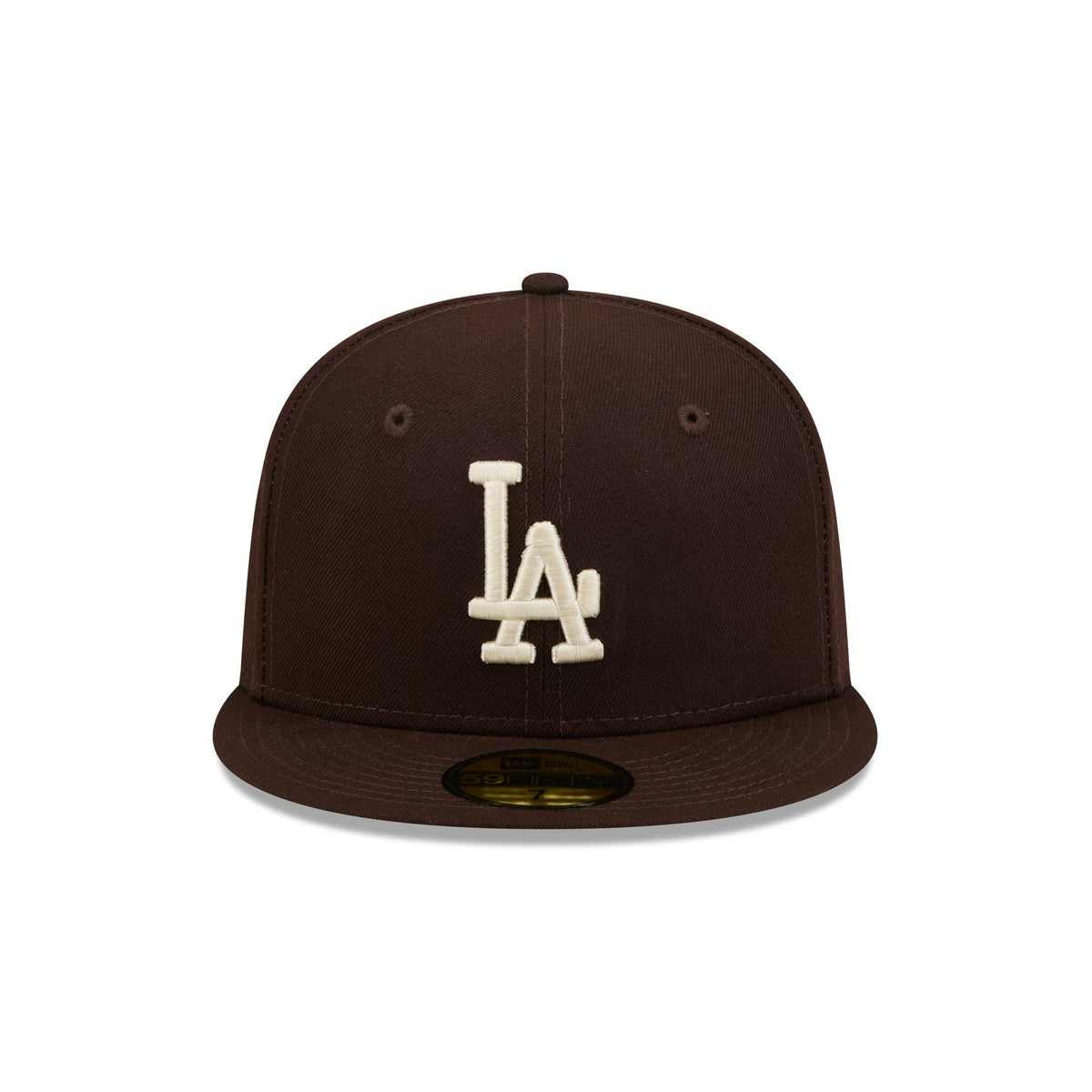 Los Angeles Dodgers Brown Basic 59FIFTY Fitted Hat
