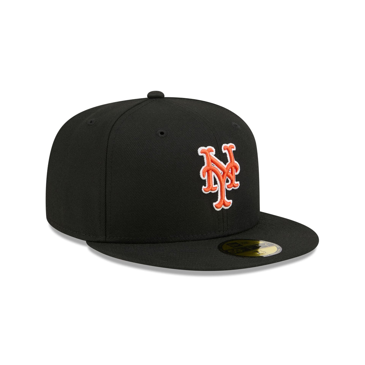 New York Mets Black Basic 59FIFTY Fitted Hat