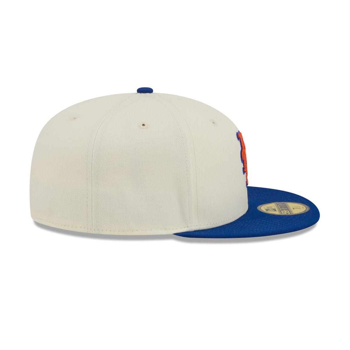 New York Mets Chrome White Basic 59FIFTY Fitted Hat