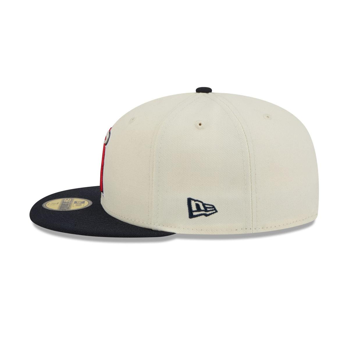 Los Angeles Angels Chrome White Basic 59FIFTY Fitted Hat
