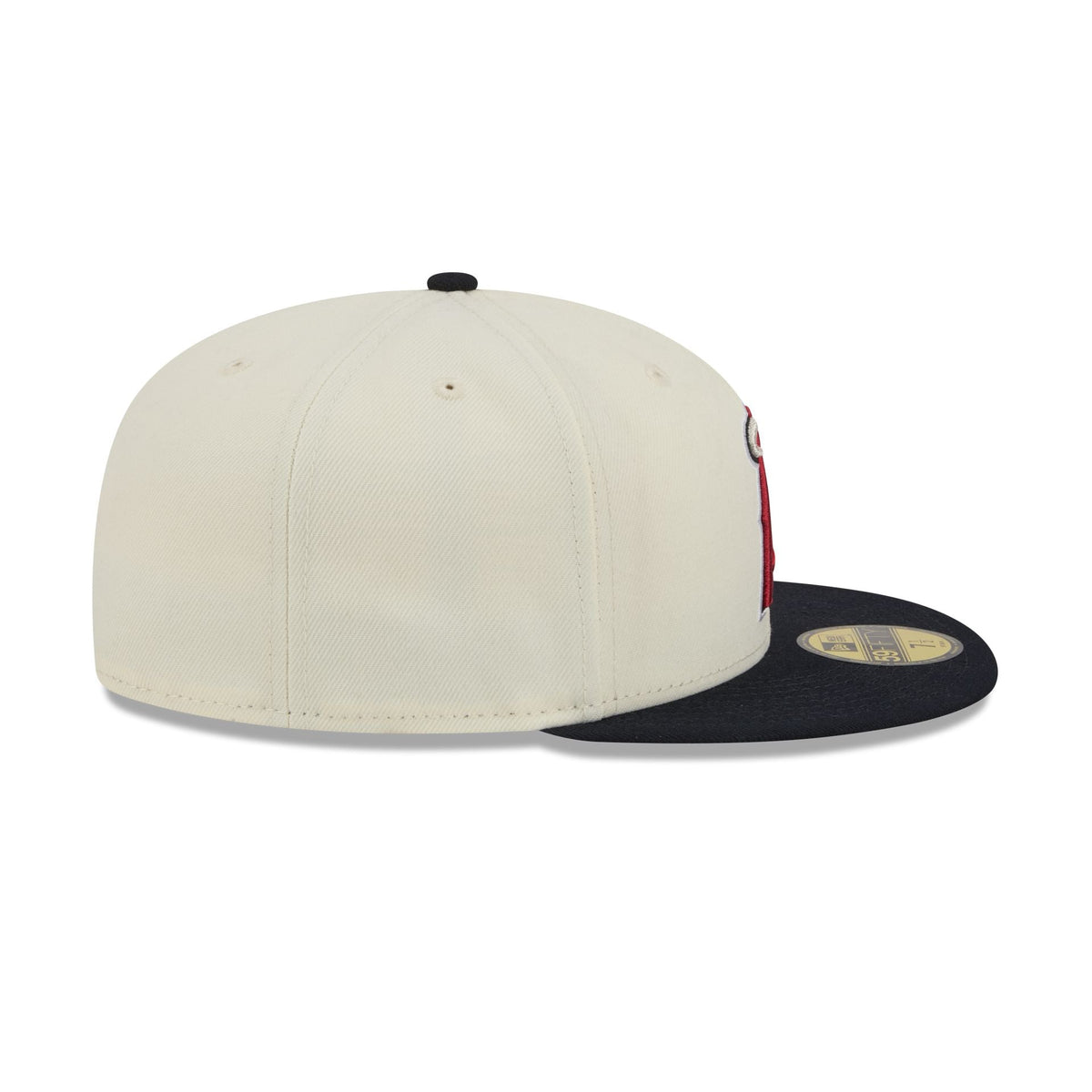 Los Angeles Angels Chrome White Basic 59FIFTY Fitted Hat