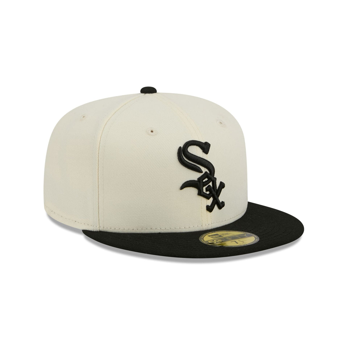 Chicago White Sox Chrome White Basic 59FIFTY Fitted Hat