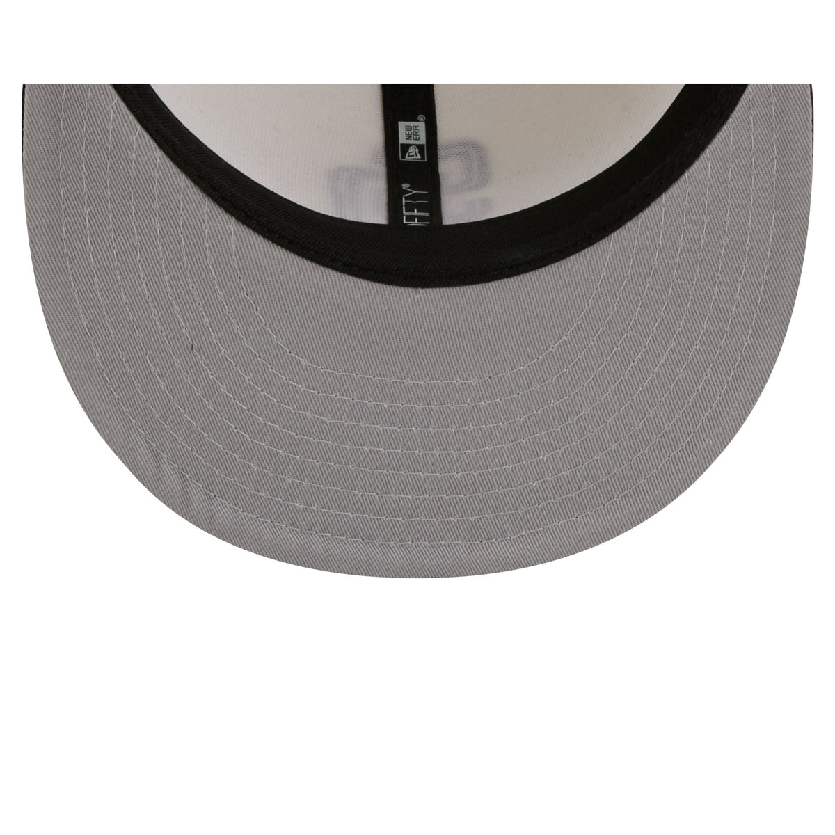 San Diego Padres Chrome White Basic 59FIFTY Fitted Hat