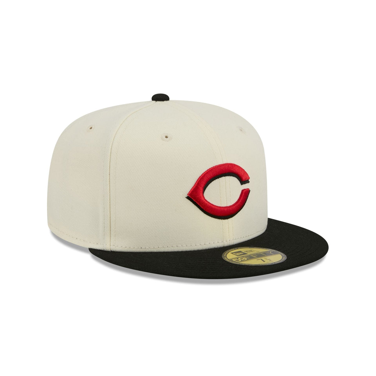 Cincinnati Reds Chrome White Basic 59FIFTY Fitted Hat