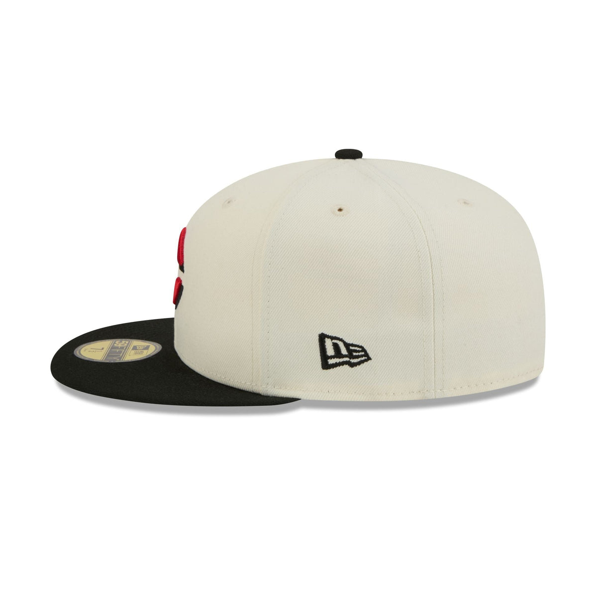 Cincinnati Reds Chrome White Basic 59FIFTY Fitted Hat