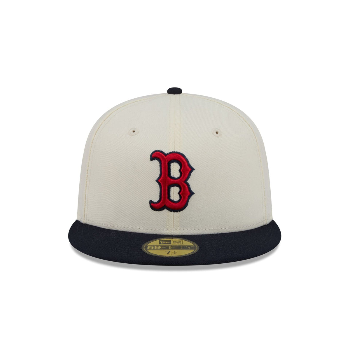 Boston Red Sox Chrome White Basic 59FIFTY Fitted Hat