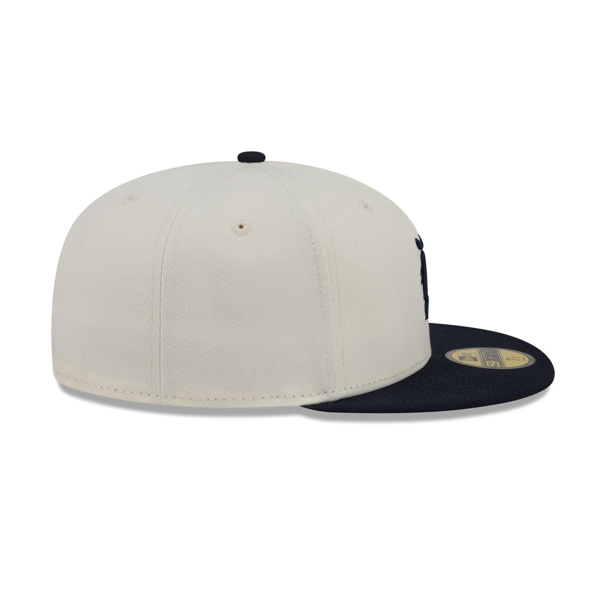 Detroit Tigers Chrome White Basic 59FIFTY Fitted Hat