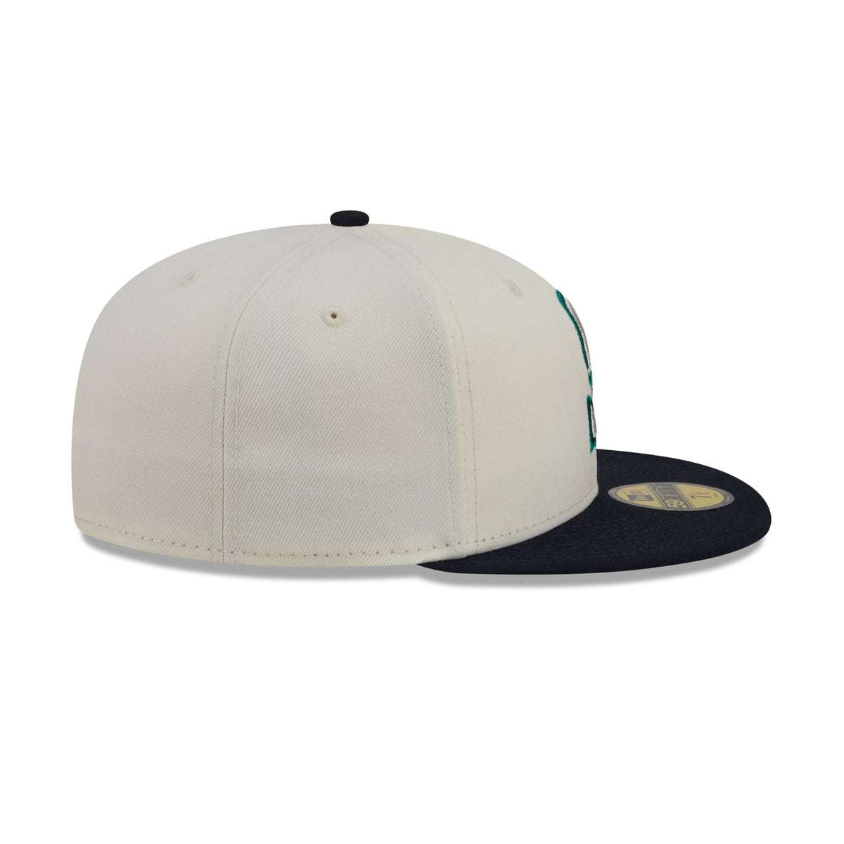Seattle Mariners Chrome White Basic 59FIFTY Fitted Hat