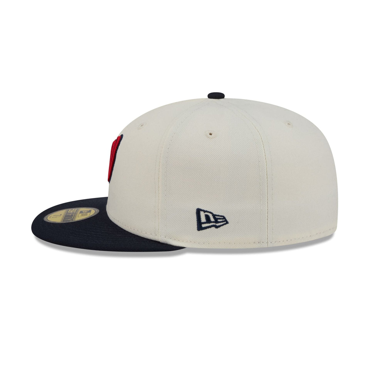 Washington Nationals Chrome White Basic 59FIFTY Fitted Hat