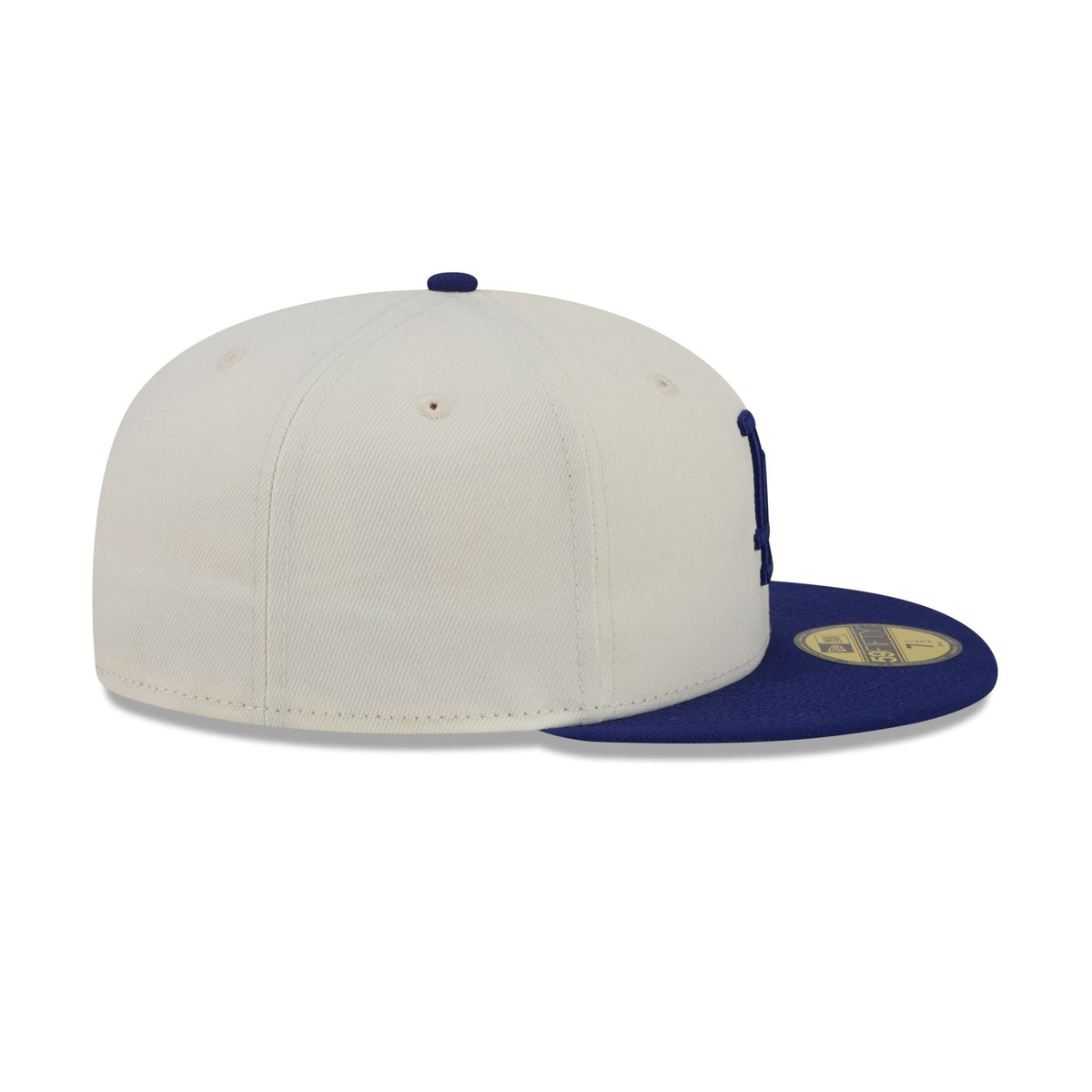 Los Angeles Dodgers Chrome White Basic 59FIFTY Fitted Hat