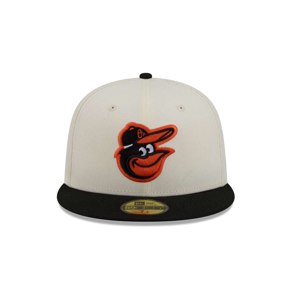 Baltimore Orioles Chrome White Basic 59FIFTY Fitted Hat