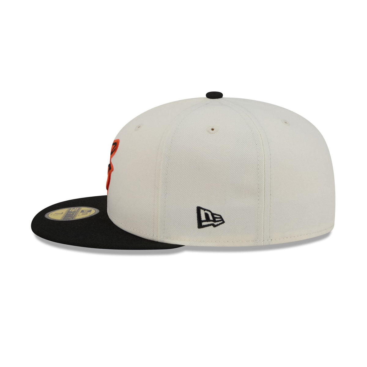 Baltimore Orioles Chrome White Basic 59FIFTY Fitted Hat