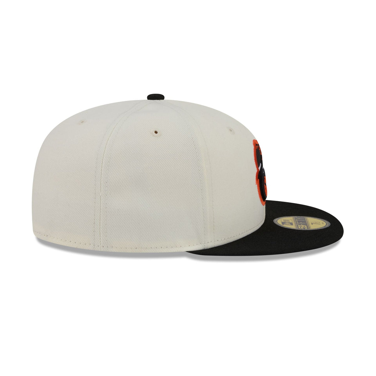 Baltimore Orioles Chrome White Basic 59FIFTY Fitted Hat