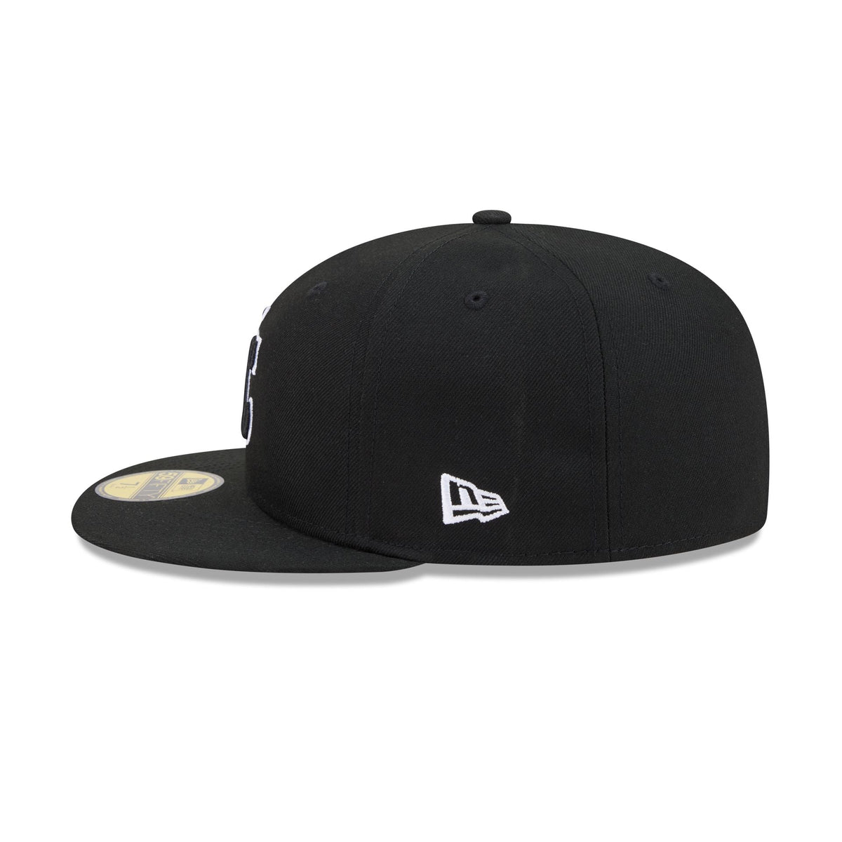 Kansas City Royals Black and White Basic 59FIFTY Fitted Hat