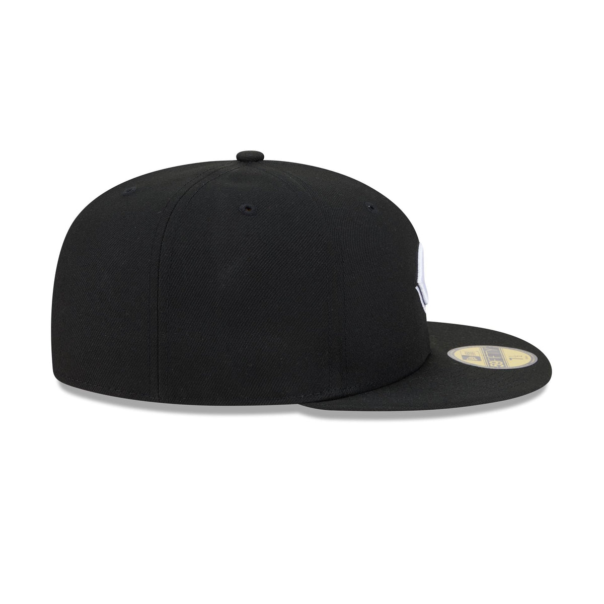 Cincinnati Reds Black and White Basic 59FIFTY Fitted Hat