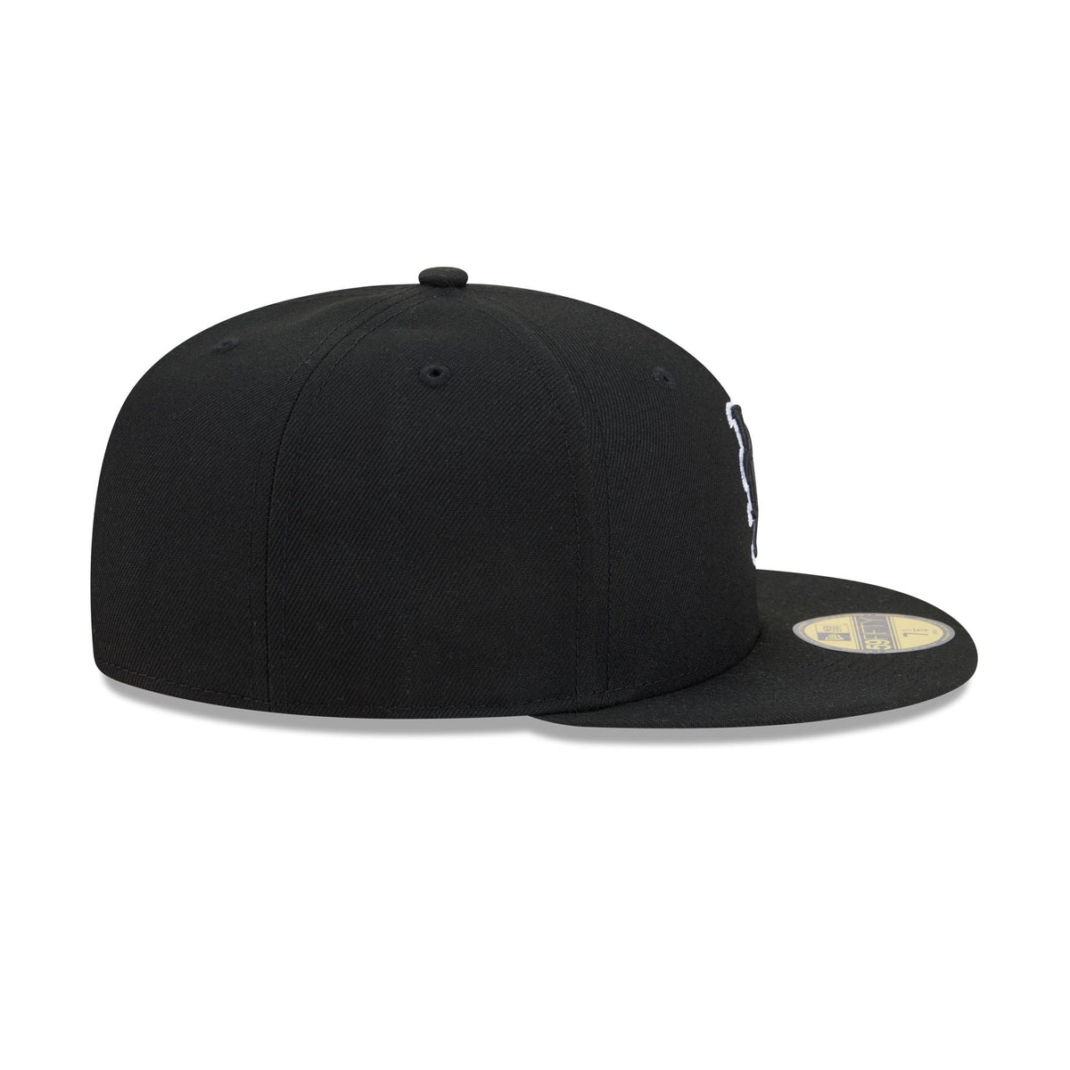 New York Mets Black and White Basic 59FIFTY Fitted Hat