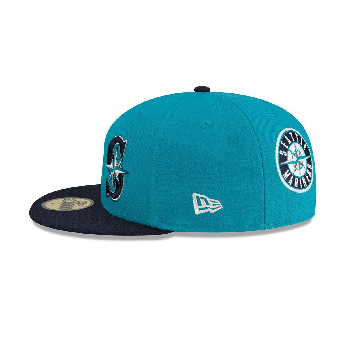 Seattle Mariners Premium Multi Logo 59FIFTY Fitted Hat