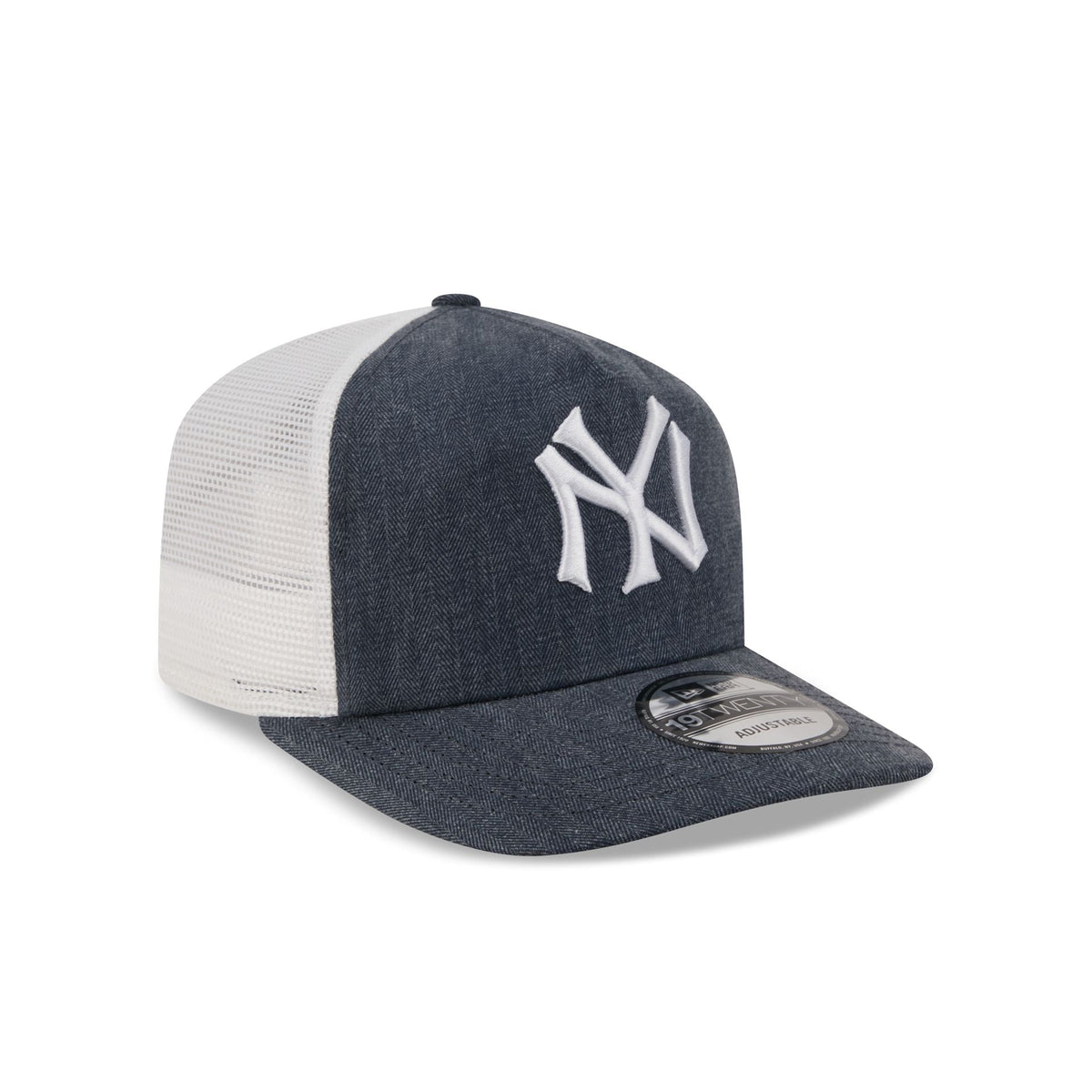 New York Yankees Herringbone Team Colors 19TWENTY Trucker Hat