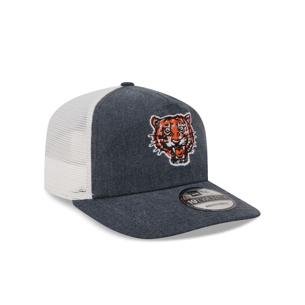 Detroit Tigers Herringbone Team Colors 19TWENTY Trucker Hat