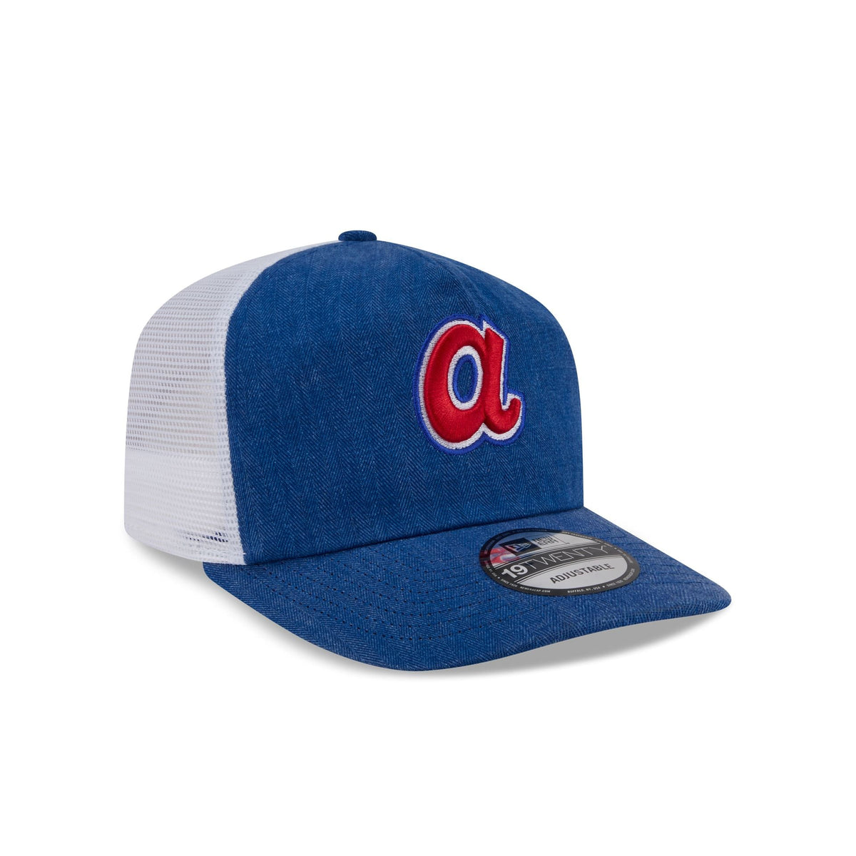 Atlanta Braves Herringbone Team Colors 19TWENTY Trucker Hat