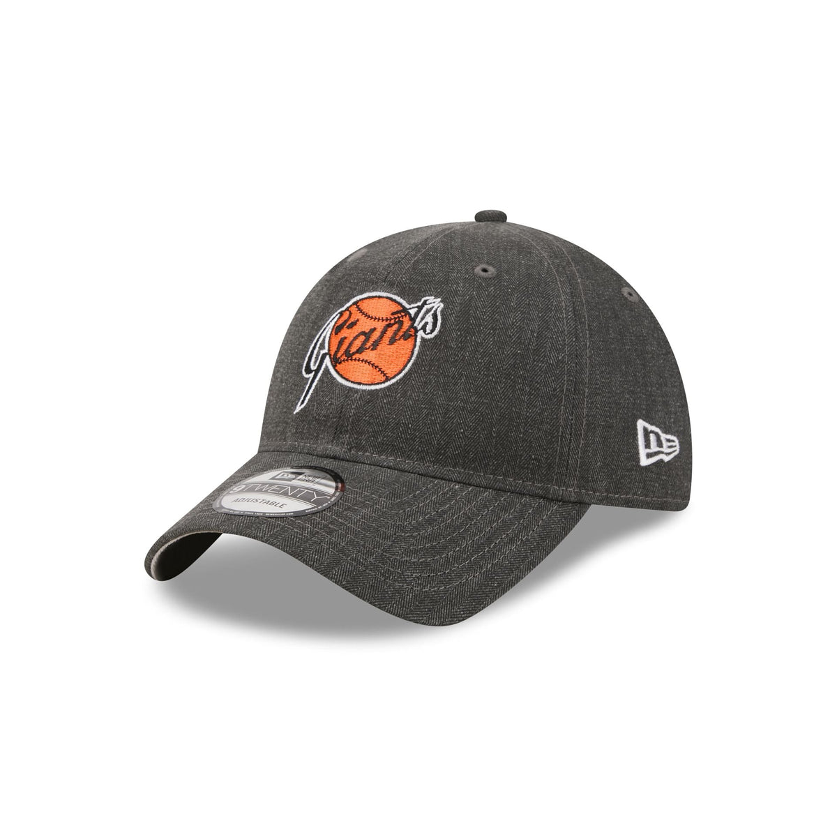 San Francisco Giants Herringbone Team Colors 9TWENTY Adjustable Hat