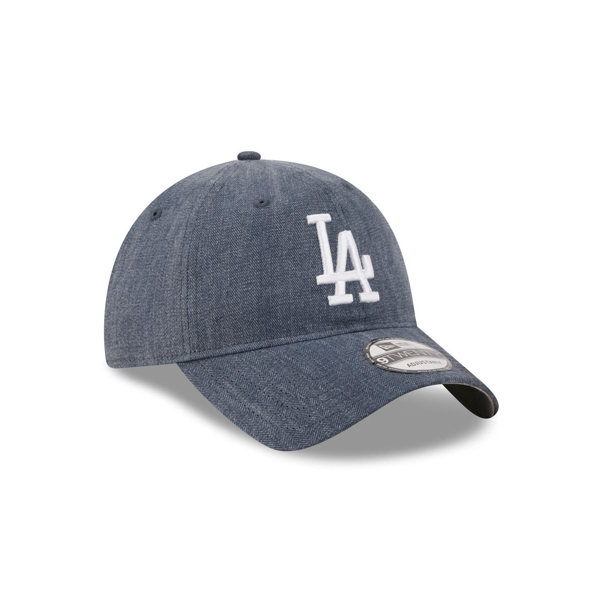 Los Angeles Dodgers Herringbone Team Colors 9TWENTY Adjustable Hat