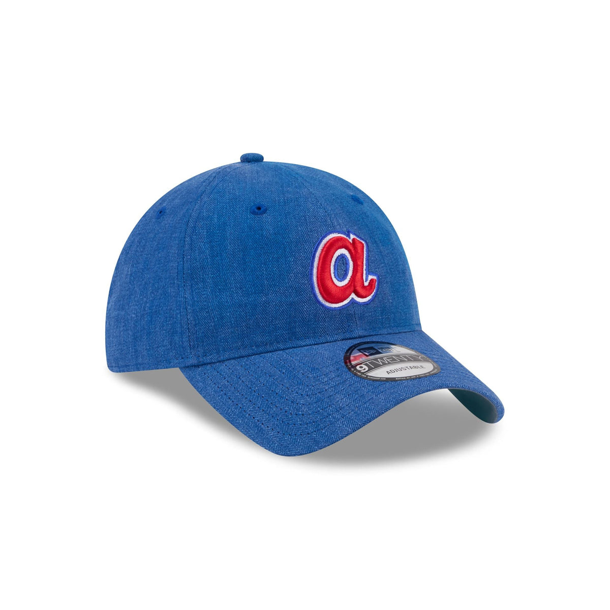 Atlanta Braves Herringbone Team Colors 9TWENTY Adjustable Hat