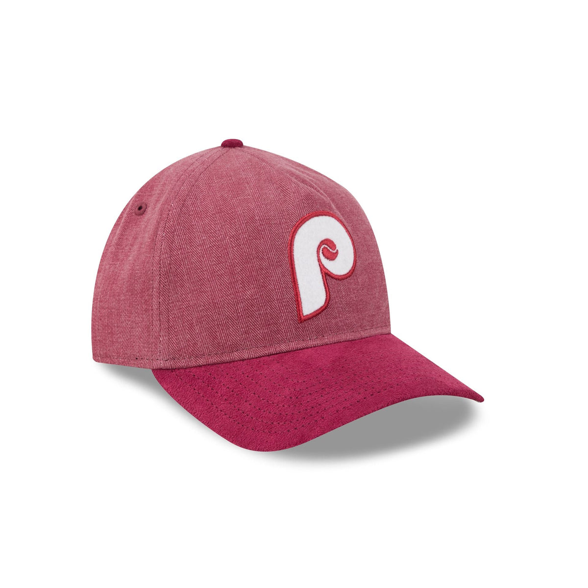 Philadelphia Phillies Herringbone Team Colors 9TWENTY A-Frame Adjustable Hat