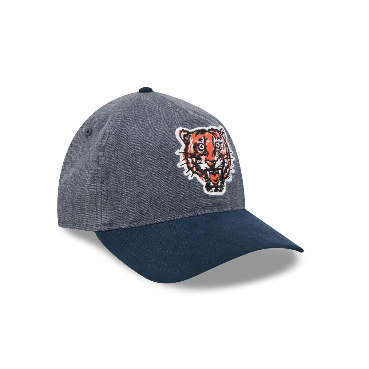 Detroit Tigers Herringbone Team Colors 9TWENTY A-Frame Adjustable Hat
