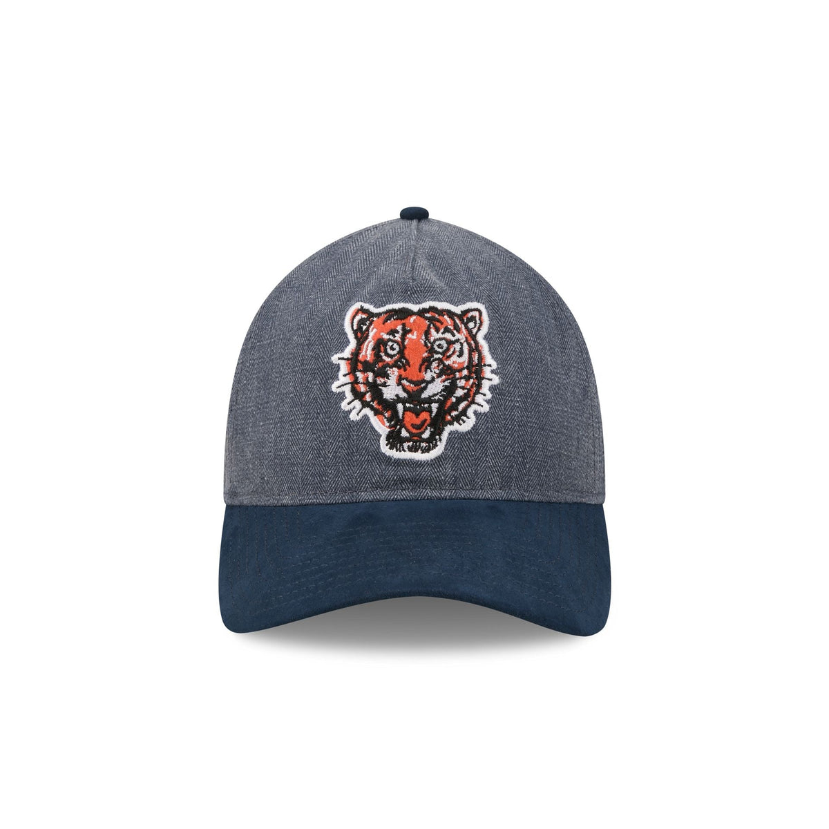 Detroit Tigers Herringbone Team Colors 9TWENTY A-Frame Adjustable Hat