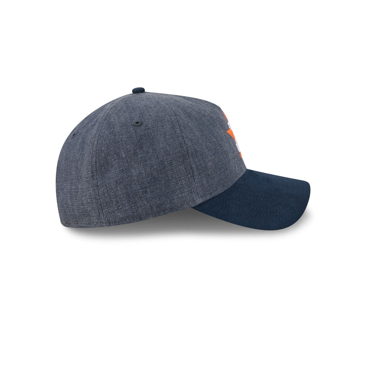 Houston Astros Herringbone Team Colors 9TWENTY A-Frame Adjustable Hat