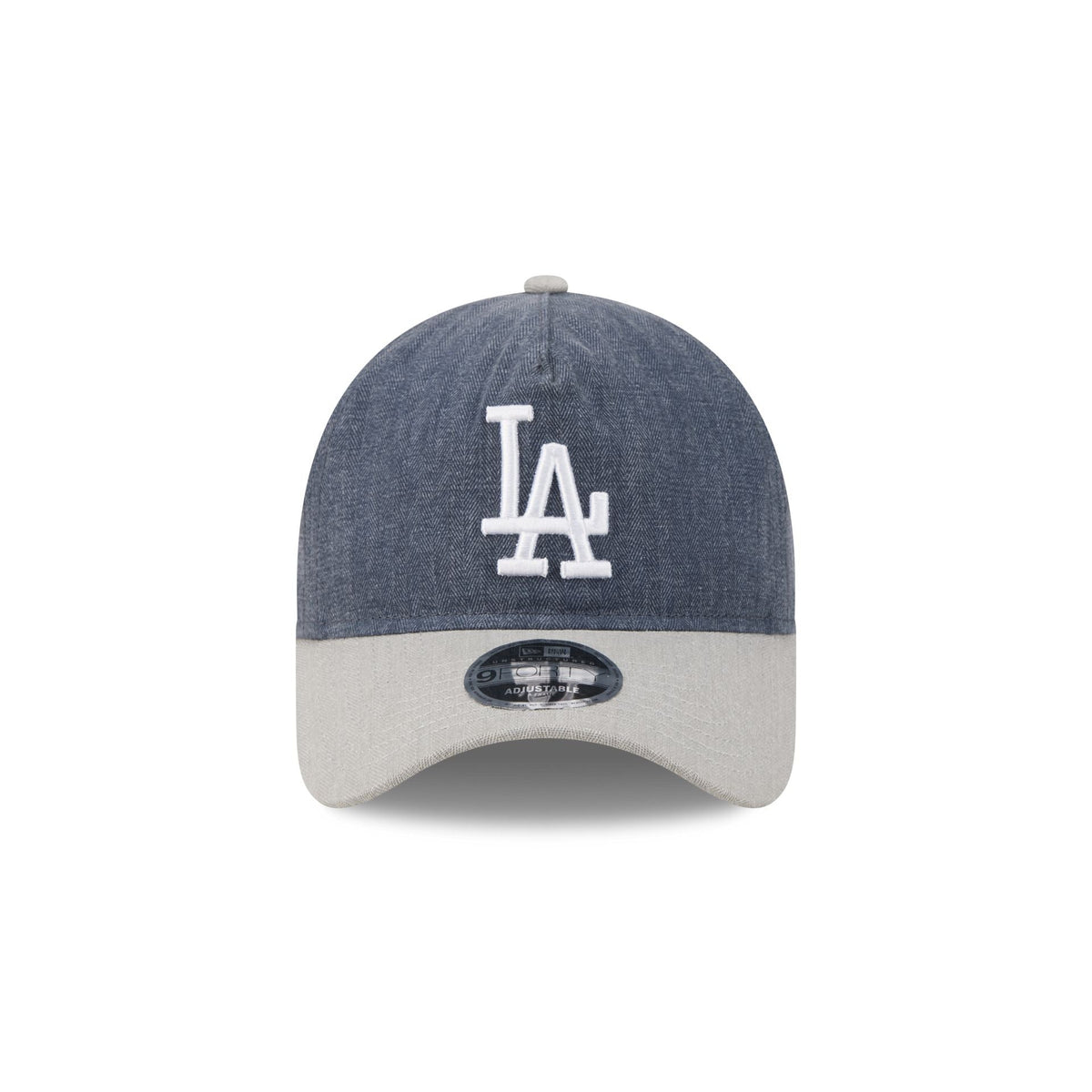 Los Angeles Dodgers Herringbone Team Colors 9FORTY A-Frame Adjustable Hat
