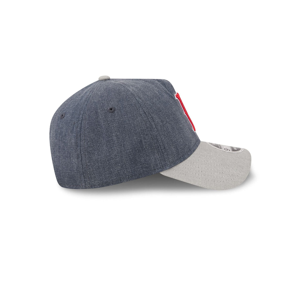 Boston Red Sox Herringbone Team Colors 9FORTY A-Frame Adjustable Hat