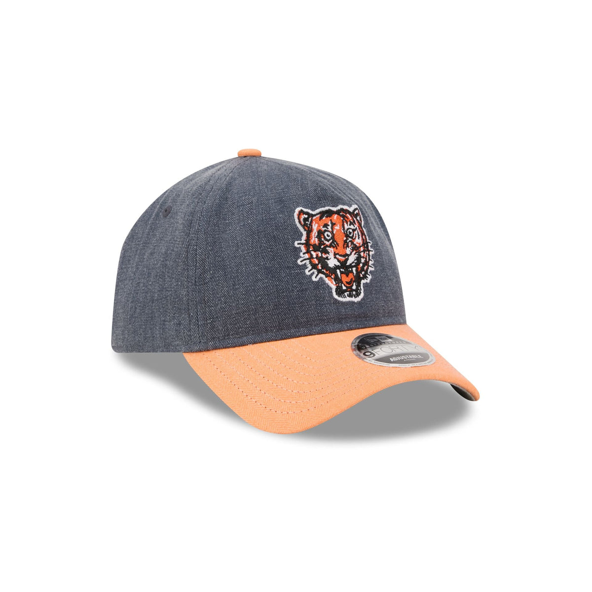 Detroit Tigers Herringbone Team Colors 9FORTY A-Frame Adjustable Hat