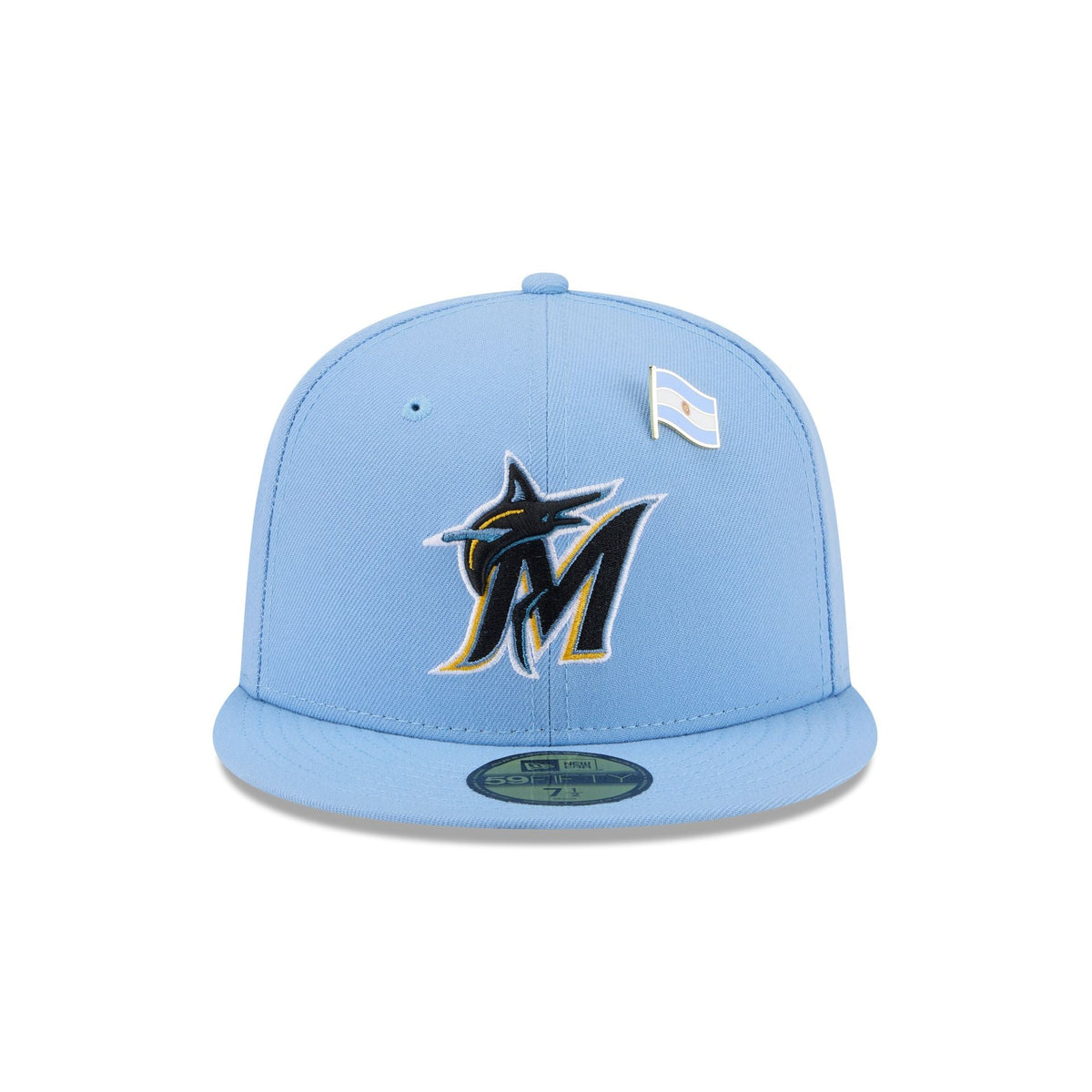 Miami Marlins Country Flag 59FIFTY Fitted Hat