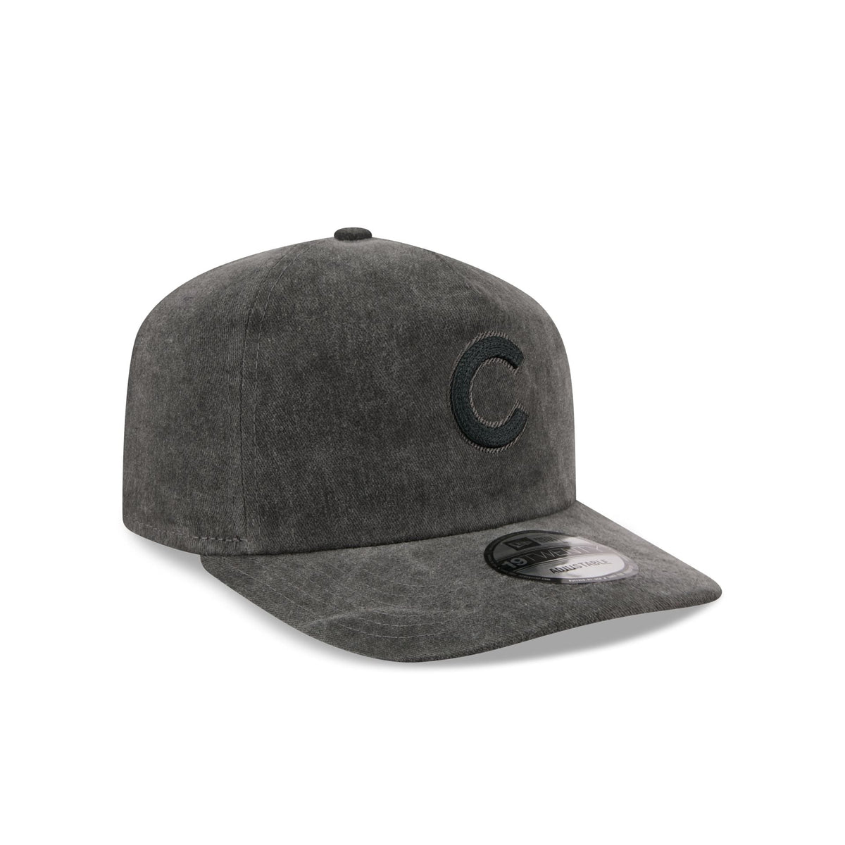 Chicago Cubs Black Pigment Dye 19TWENTY Snapback Hat