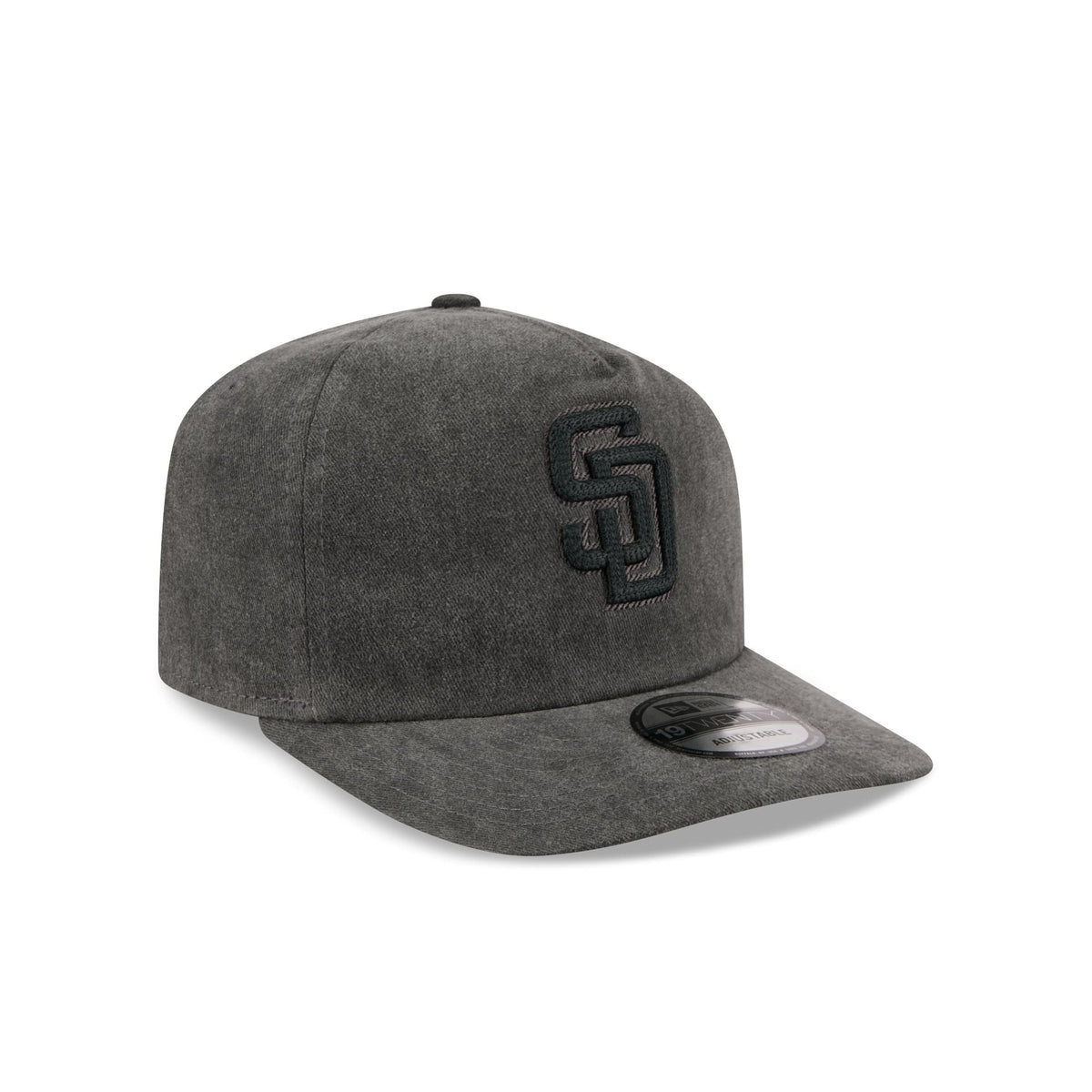 San Diego Padres Black Pigment Dye 19TWENTY Snapback Hat