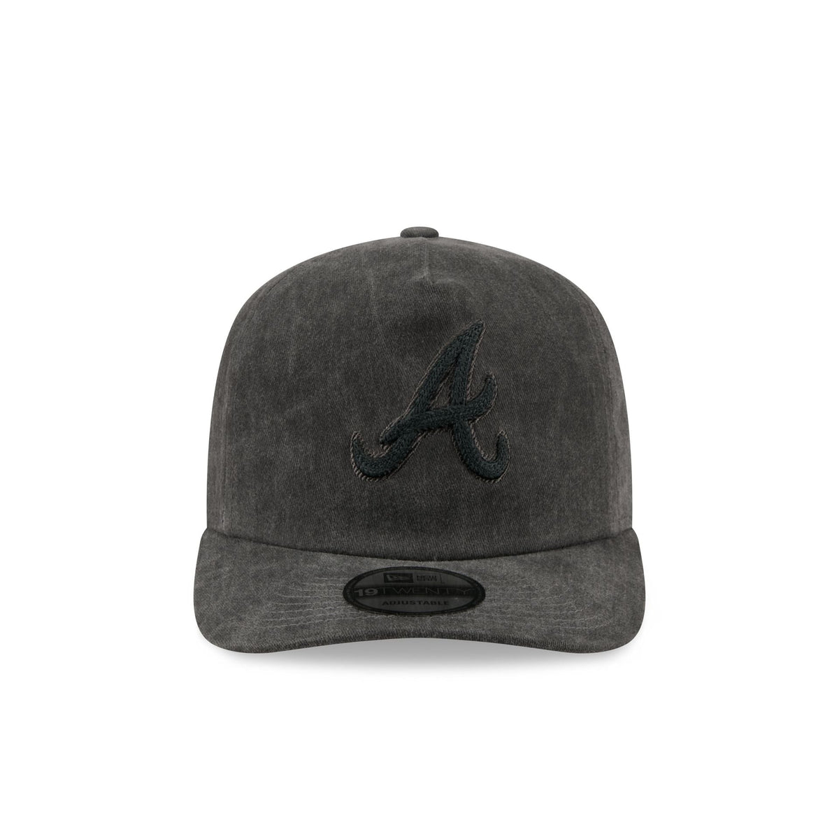 Atlanta Braves Black Pigment Dye 19TWENTY Snapback Hat